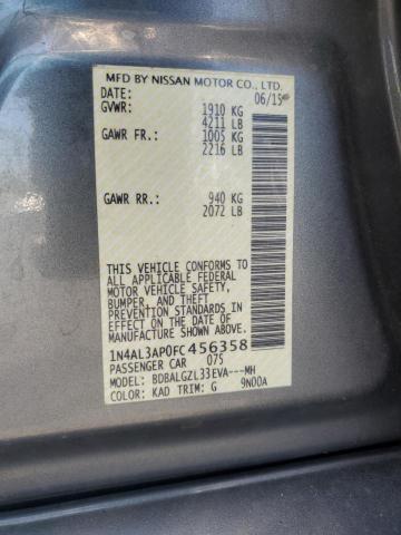 Photo 11 VIN: 1N4AL3AP0FC456358 - NISSAN ALTIMA 