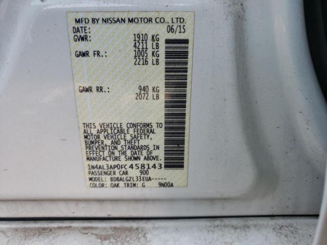 Photo 11 VIN: 1N4AL3AP0FC458143 - NISSAN ALTIMA 2.5 