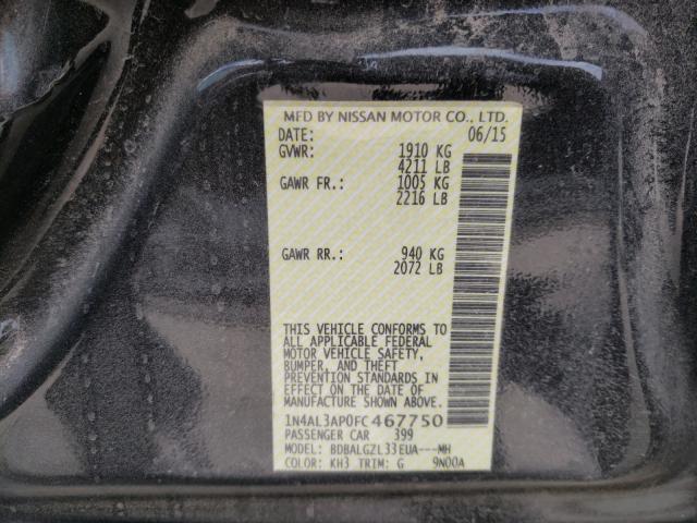 Photo 9 VIN: 1N4AL3AP0FC467750 - NISSAN ALTIMA 2.5 