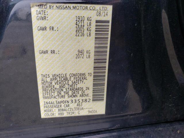 Photo 12 VIN: 1N4AL3AP0FN335382 - NISSAN ALTIMA 2.5 