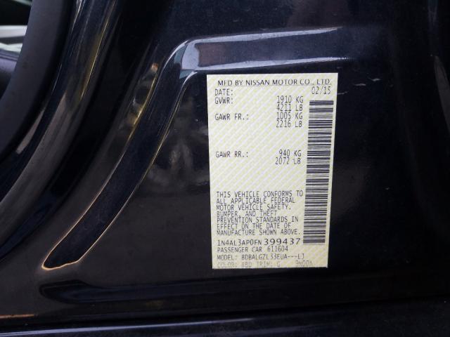 Photo 9 VIN: 1N4AL3AP0FN399437 - NISSAN ALTIMA 2.5 