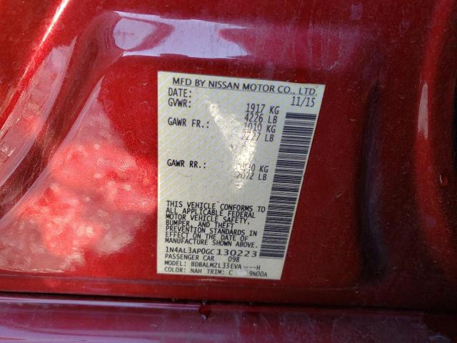 Photo 9 VIN: 1N4AL3AP0GC130223 - NISSAN ALTIMA 2.5 