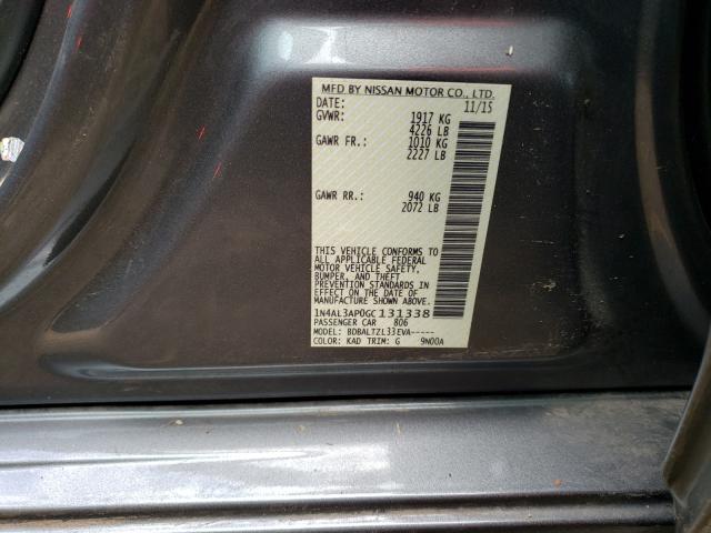 Photo 9 VIN: 1N4AL3AP0GC131338 - NISSAN ALTIMA 2.5 