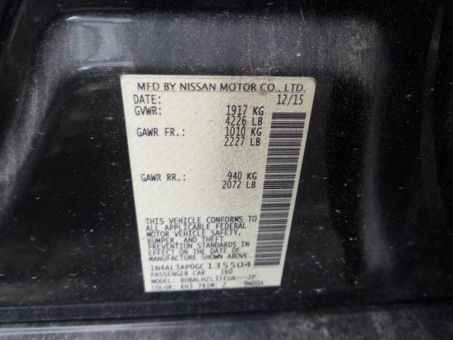 Photo 9 VIN: 1N4AL3AP0GC135504 - NISSAN ALTIMA 2.5 