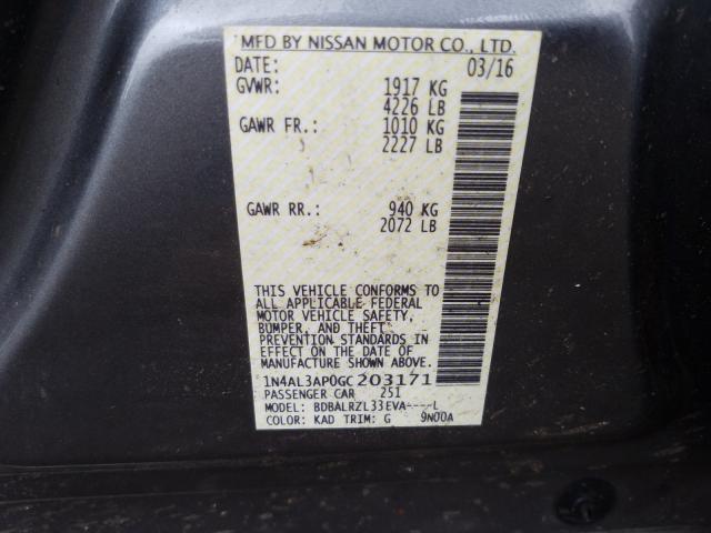 Photo 9 VIN: 1N4AL3AP0GC203171 - NISSAN ALTIMA 2.5 