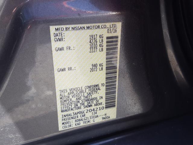 Photo 9 VIN: 1N4AL3AP0GC204210 - NISSAN ALTIMA 2.5 