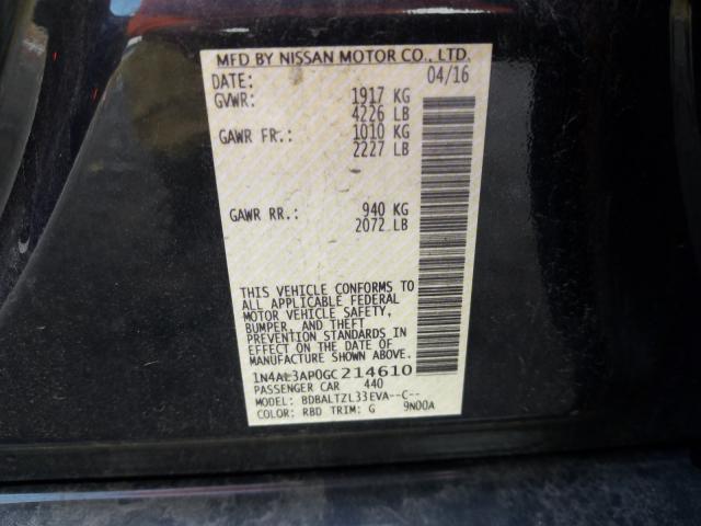 Photo 9 VIN: 1N4AL3AP0GC214610 - NISSAN ALTIMA 2.5 