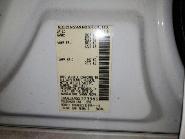 Photo 12 VIN: 1N4AL3AP0GC223985 - NISSAN ALTIMA 2.5 