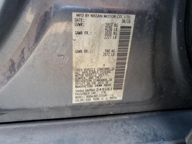 Photo 11 VIN: 1N4AL3AP0GC249583 - NISSAN ALTIMA 