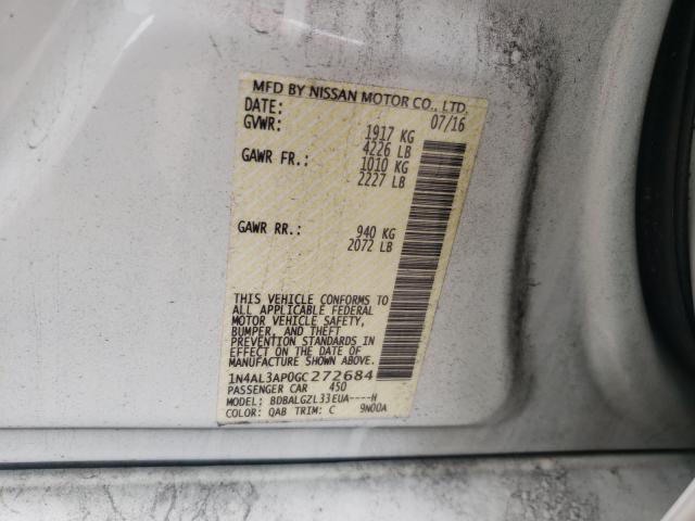 Photo 9 VIN: 1N4AL3AP0GC272684 - NISSAN ALTIMA 2.5 