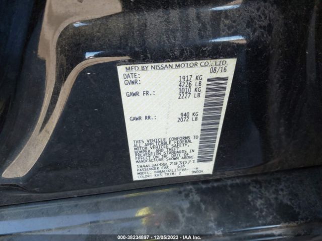 Photo 8 VIN: 1N4AL3AP0GC283071 - NISSAN ALTIMA 