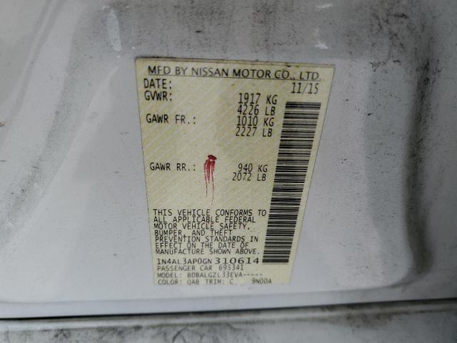 Photo 11 VIN: 1N4AL3AP0GN310614 - NISSAN ALTIMA 