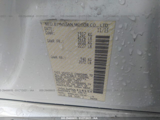 Photo 8 VIN: 1N4AL3AP0GN314114 - NISSAN ALTIMA 