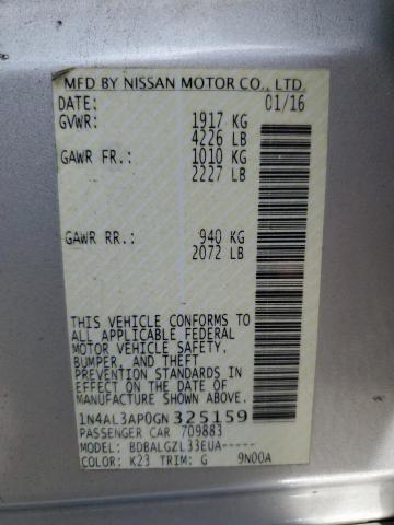 Photo 11 VIN: 1N4AL3AP0GN325159 - NISSAN ALTIMA 2.5 