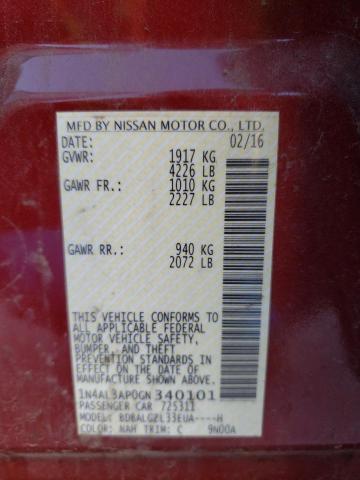 Photo 9 VIN: 1N4AL3AP0GN340101 - NISSAN ALTIMA 2.5 