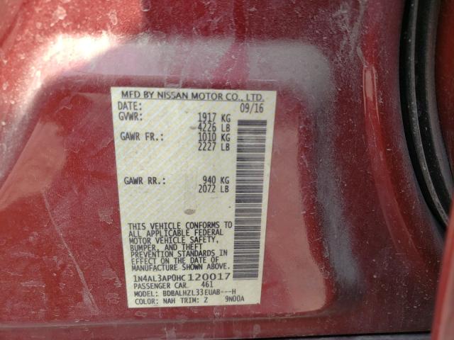 Photo 9 VIN: 1N4AL3AP0HC120017 - NISSAN ALTIMA 2.5 