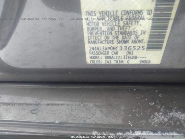 Photo 8 VIN: 1N4AL3AP0HC136525 - NISSAN ALTIMA 