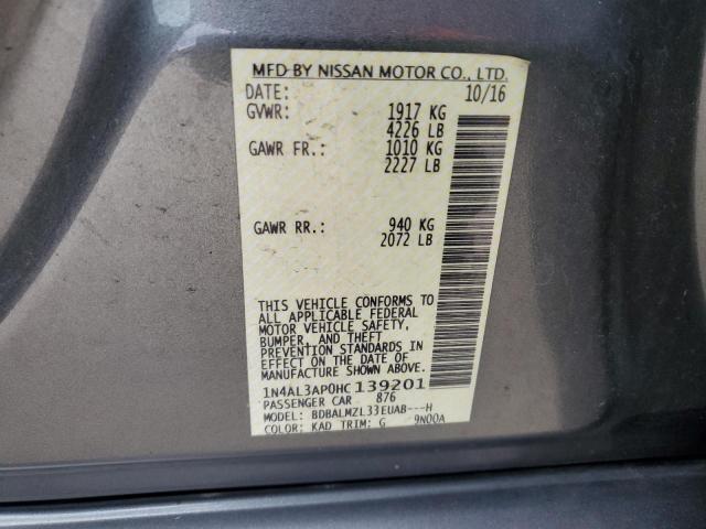 Photo 9 VIN: 1N4AL3AP0HC139201 - NISSAN ALTIMA 2.5 