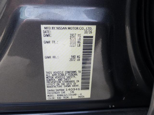 Photo 9 VIN: 1N4AL3AP0HC140946 - NISSAN ALTIMA 