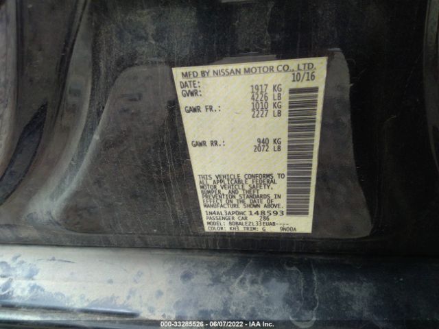 Photo 8 VIN: 1N4AL3AP0HC148593 - NISSAN ALTIMA 