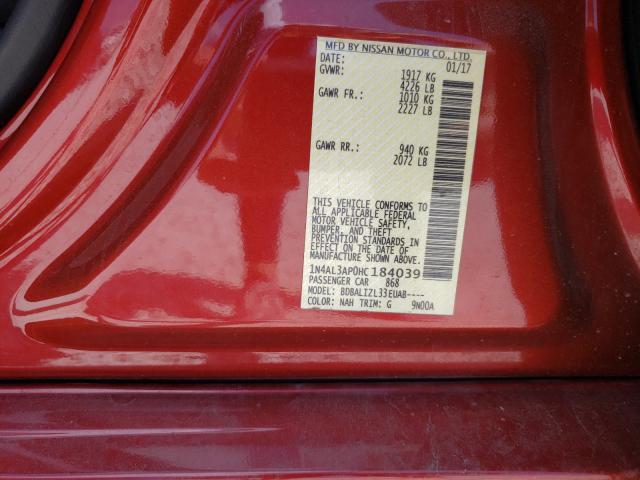 Photo 9 VIN: 1N4AL3AP0HC184039 - NISSAN ALTIMA 