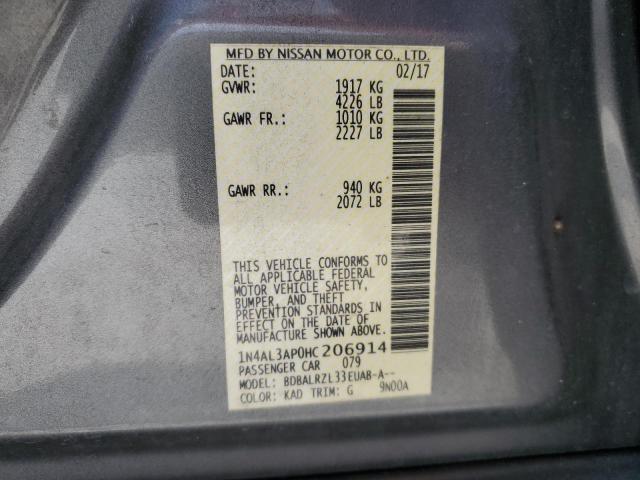 Photo 11 VIN: 1N4AL3AP0HC206914 - NISSAN ALTIMA 