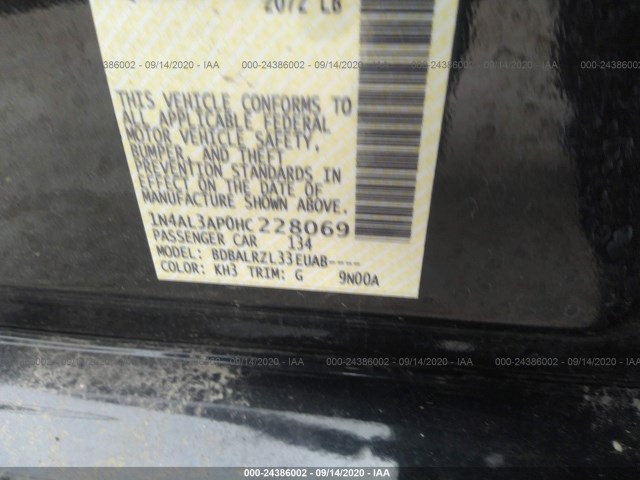 Photo 8 VIN: 1N4AL3AP0HC228069 - NISSAN ALTIMA 