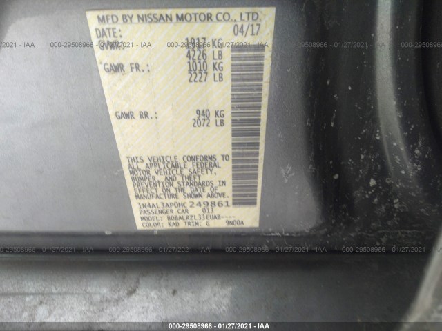 Photo 8 VIN: 1N4AL3AP0HC249861 - NISSAN ALTIMA 