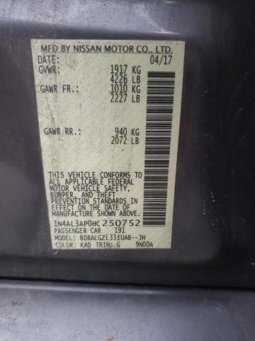 Photo 12 VIN: 1N4AL3AP0HC250752 - NISSAN ALTIMA 2.5 