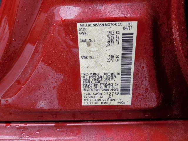 Photo 12 VIN: 1N4AL3AP0HC252758 - NISSAN ALTIMA 