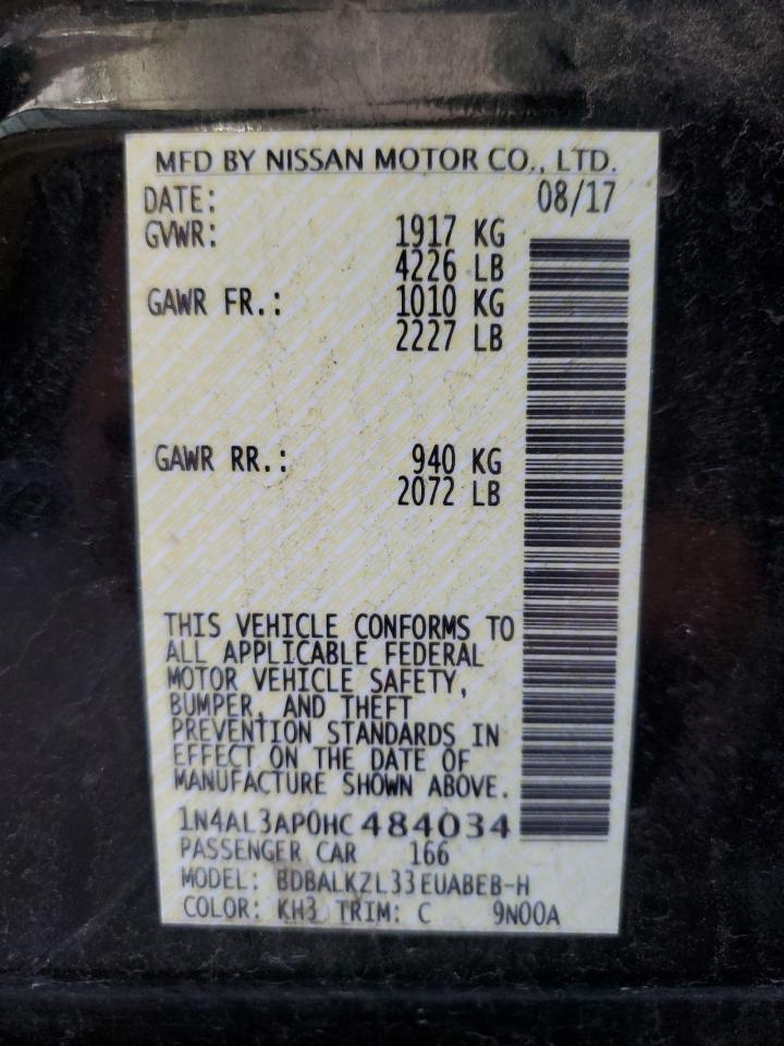 Photo 11 VIN: 1N4AL3AP0HC484034 - NISSAN ALTIMA 