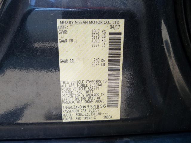 Photo 9 VIN: 1N4AL3AP0HN354856 - NISSAN ALTIMA 2.5 