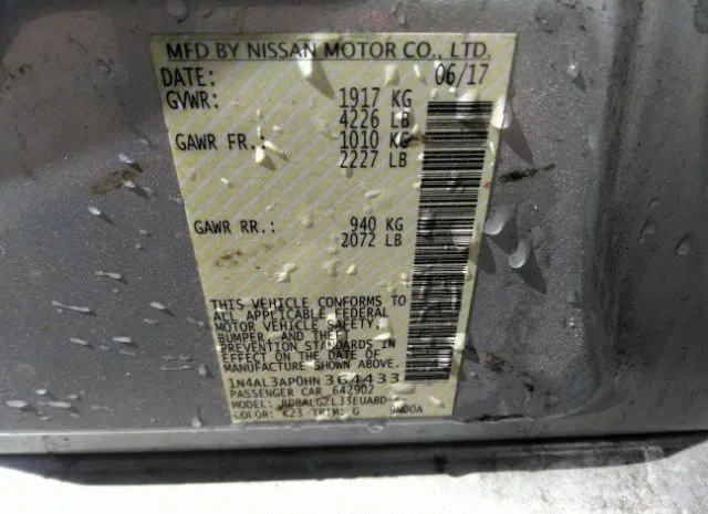 Photo 8 VIN: 1N4AL3AP0HN364433 - NISSAN ALTIMA 