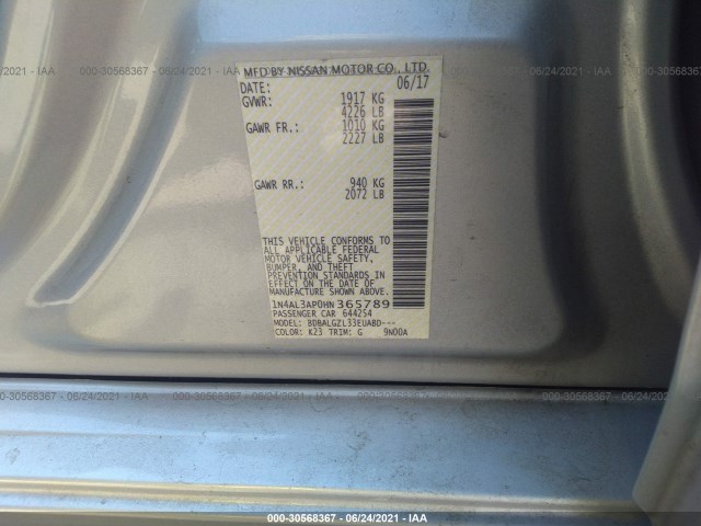 Photo 8 VIN: 1N4AL3AP0HN365789 - NISSAN ALTIMA 