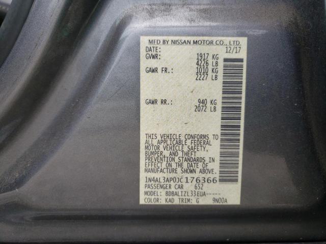 Photo 9 VIN: 1N4AL3AP0JC176366 - NISSAN ALTIMA 2.5 