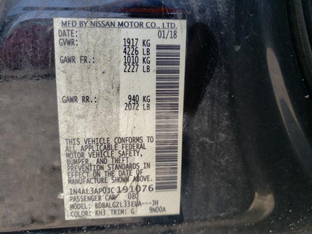 Photo 9 VIN: 1N4AL3AP0JC191076 - NISSAN ALTIMA 2.5 