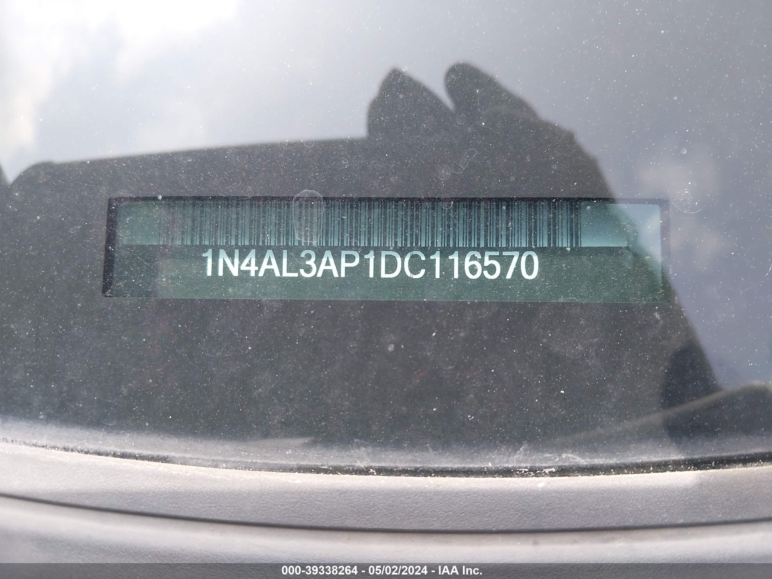 Photo 8 VIN: 1N4AL3AP1DC116570 - NISSAN ALTIMA 