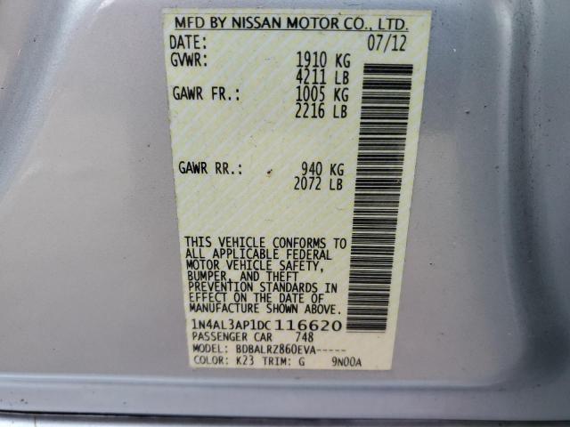 Photo 11 VIN: 1N4AL3AP1DC116620 - NISSAN ALTIMA 