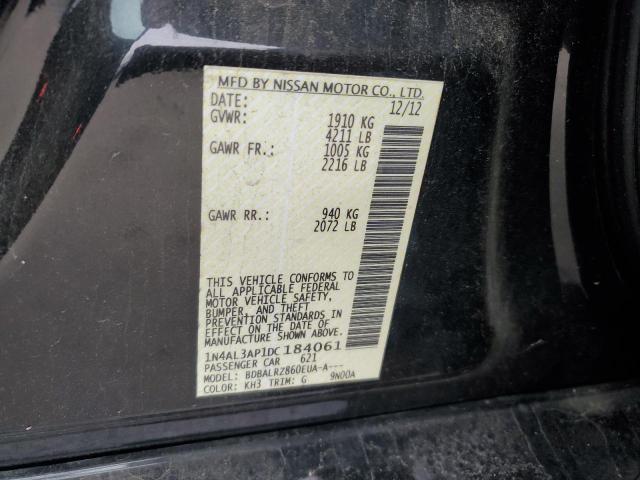 Photo 11 VIN: 1N4AL3AP1DC184061 - NISSAN ALTIMA 