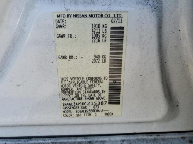 Photo 11 VIN: 1N4AL3AP1DC215387 - NISSAN ALTIMA 