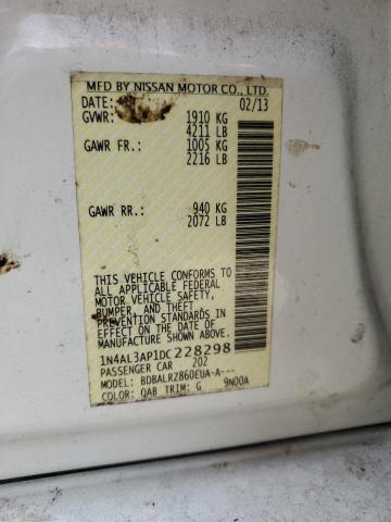 Photo 11 VIN: 1N4AL3AP1DC228298 - NISSAN ALTIMA 2.5 