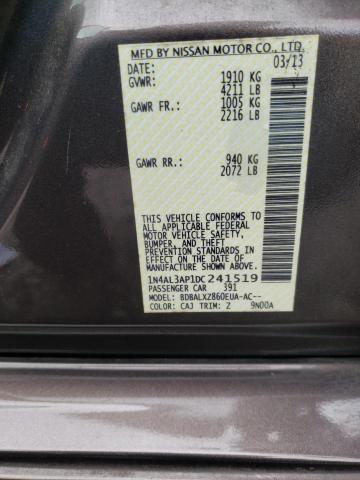 Photo 11 VIN: 1N4AL3AP1DC241519 - NISSAN ALTIMA 2.5 