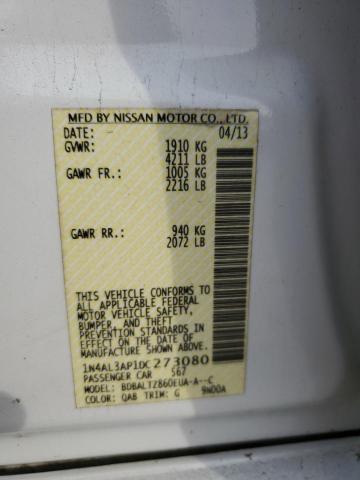 Photo 11 VIN: 1N4AL3AP1DC273080 - NISSAN ALTIMA 