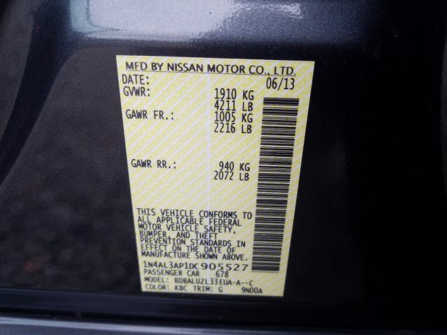 Photo 9 VIN: 1N4AL3AP1DC905527 - NISSAN ALTIMA 2.5 