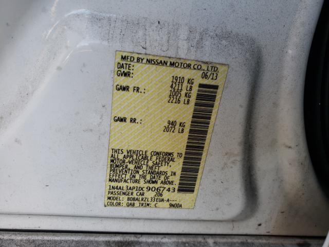 Photo 9 VIN: 1N4AL3AP1DC906743 - NISSAN ALTIMA 2.5 