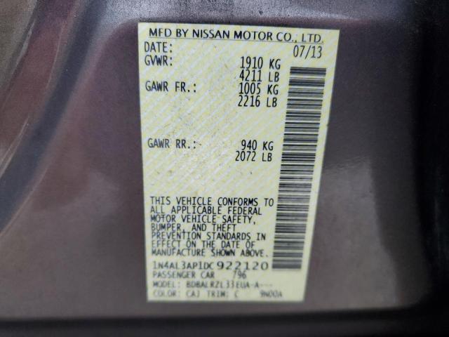 Photo 11 VIN: 1N4AL3AP1DC922120 - NISSAN ALTIMA 