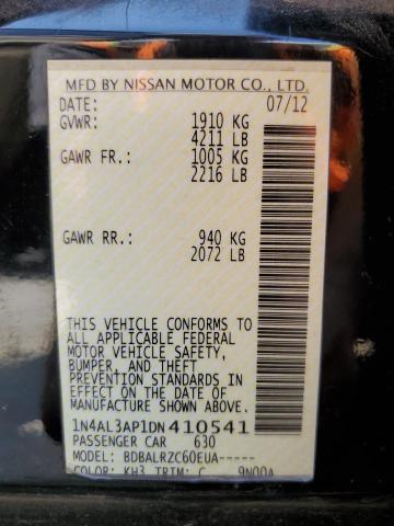 Photo 11 VIN: 1N4AL3AP1DN410541 - NISSAN ALTIMA 