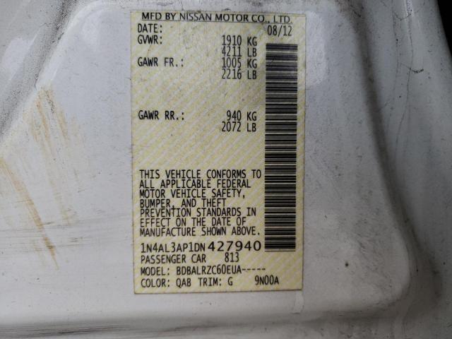 Photo 9 VIN: 1N4AL3AP1DN427940 - NISSAN ALTIMA 2.5 