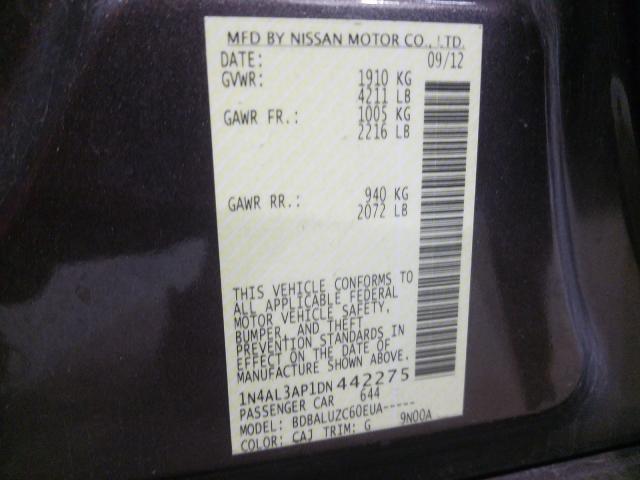 Photo 9 VIN: 1N4AL3AP1DN442275 - NISSAN ALTIMA 2.5 