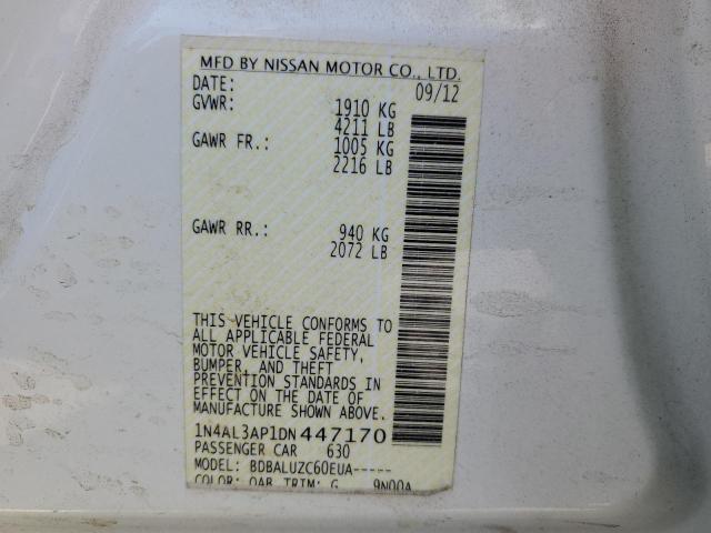 Photo 9 VIN: 1N4AL3AP1DN447170 - NISSAN ALTIMA 2.5 